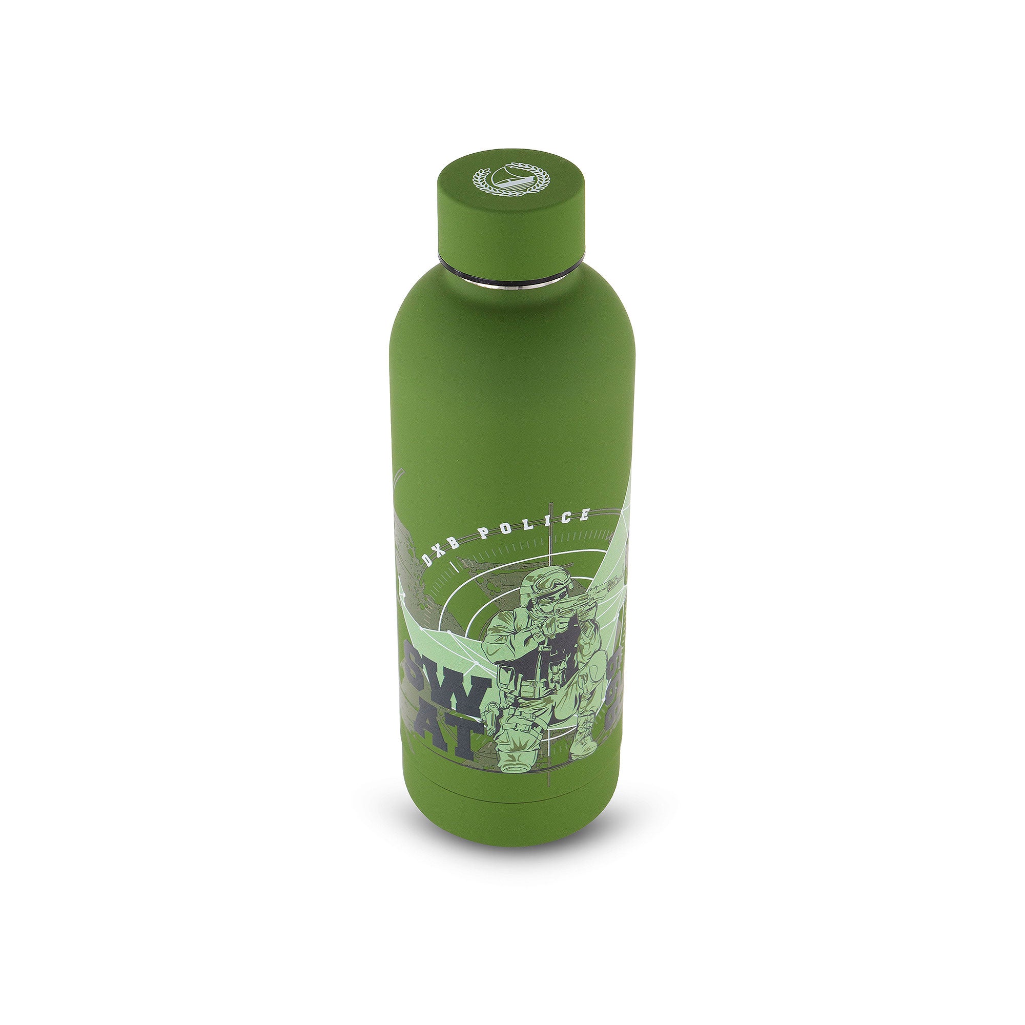 Green SWAT Stainless steel water bottle